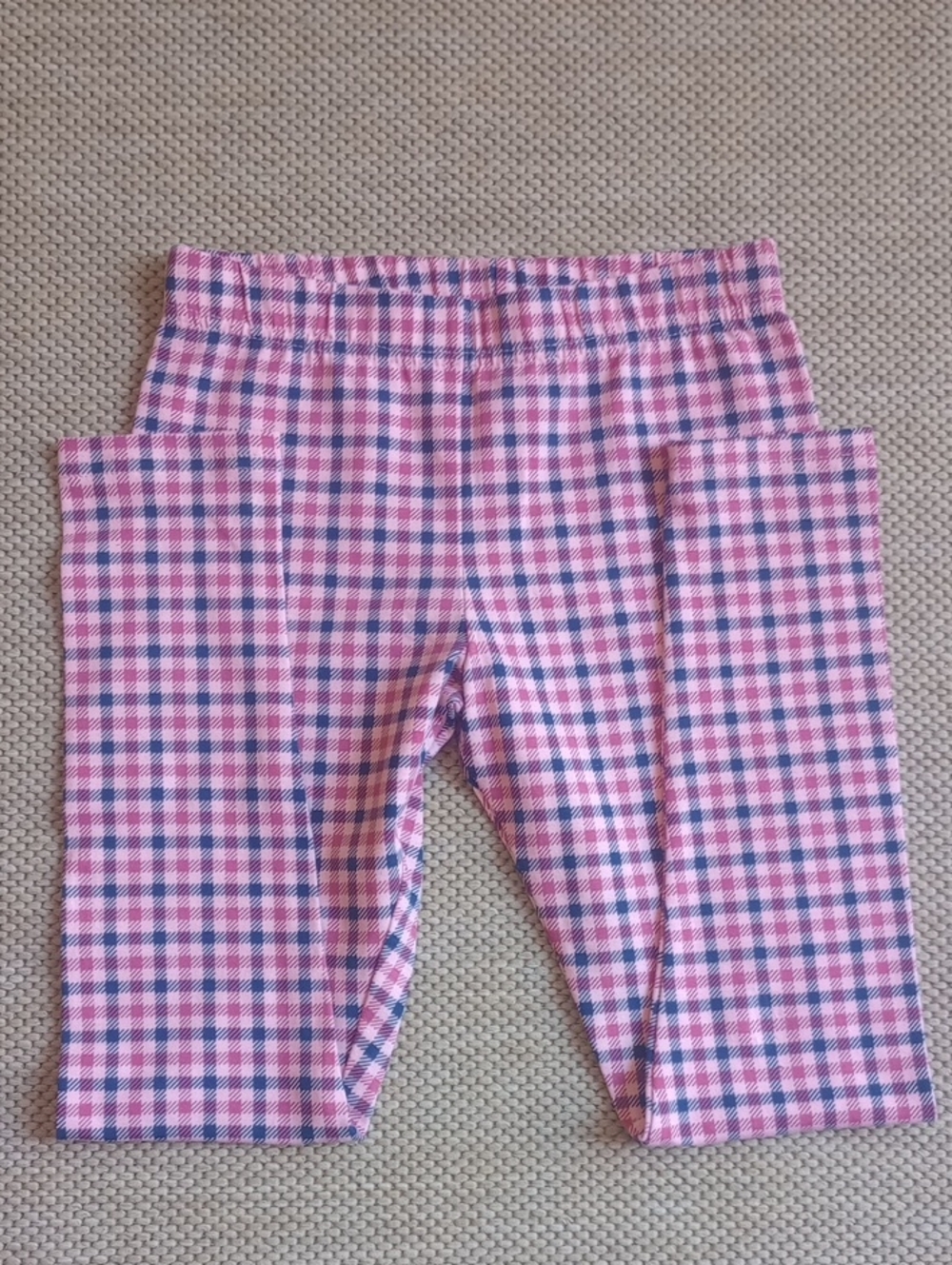 Oshkosh B'gosh Girls Pink Plaid Stretch Leggings